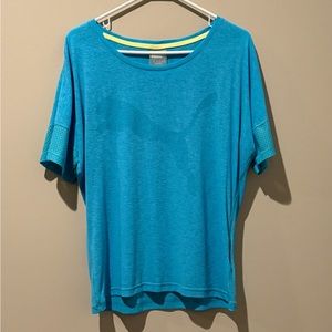 Puma Blue Breathable Athletic Top